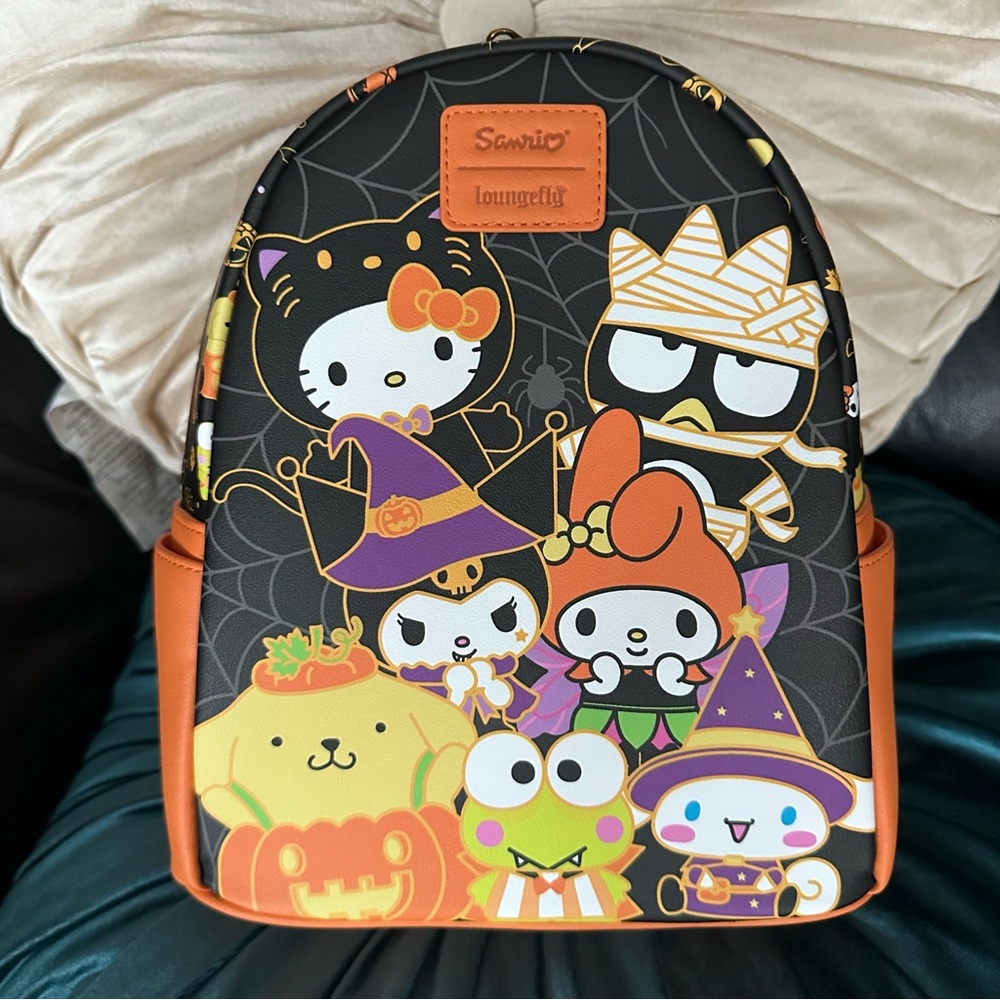 Sanrio Hello Kitty and Friends Halloween Costume Loungefly Mini Backpack: NWT